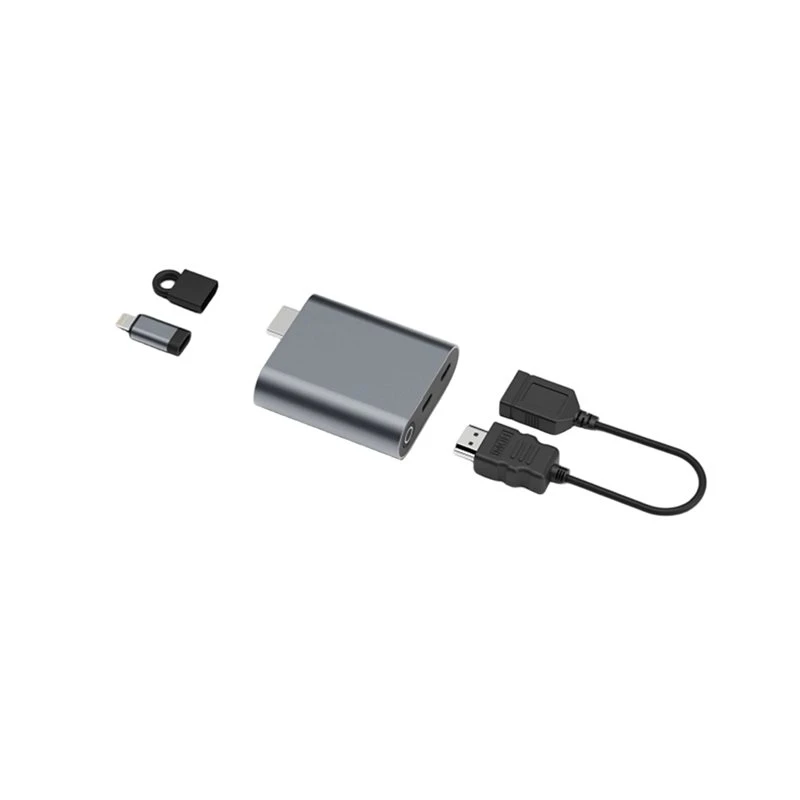 【A17Z】AR Glass Converter HDMI-Compatible Adapter Portable Adapter For Screen Compatibility Companion While Charging