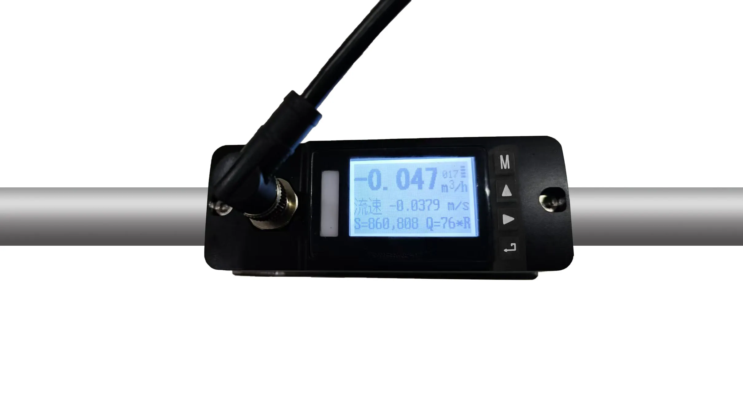 YAO External clamp-on ultrasonic flowmeter  RS-485 modbus  for small diameter tube 13-64mm