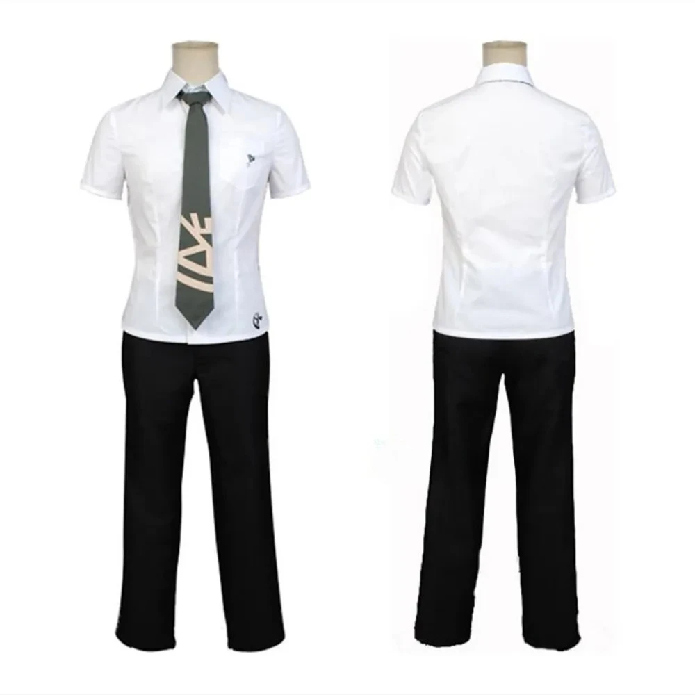 

Super Danganronpa 2 Hajime Hinata, униформа, костюмы для косплея для мужчин, парик Dangan Ronpa Hajime Hinata, наряды для косплея на Хэллоуин
