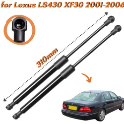 Puntales de maletero de fibra de carbono para Lexus LS430 XF30 Sedan 2001-2006, amortiguadores de portón trasero, soportes de elevación, resortes de Gas, cantidad (2)