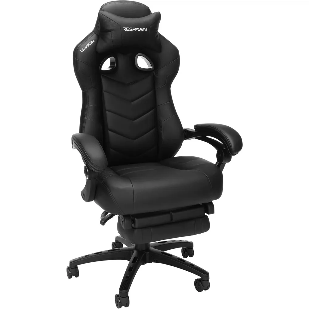 Ergonomic Game Chair, Video Gaming Adjustable Computer Desk Chair with Footrest, Reclining Gamer Chairs, Gaming Chairs