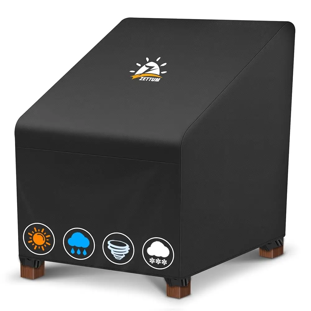 

Чехол для садового кресла - 600D, водонепроницаемый, сверхпрочный, для уличной мебели, глубоких сидений и вращающихся кресел