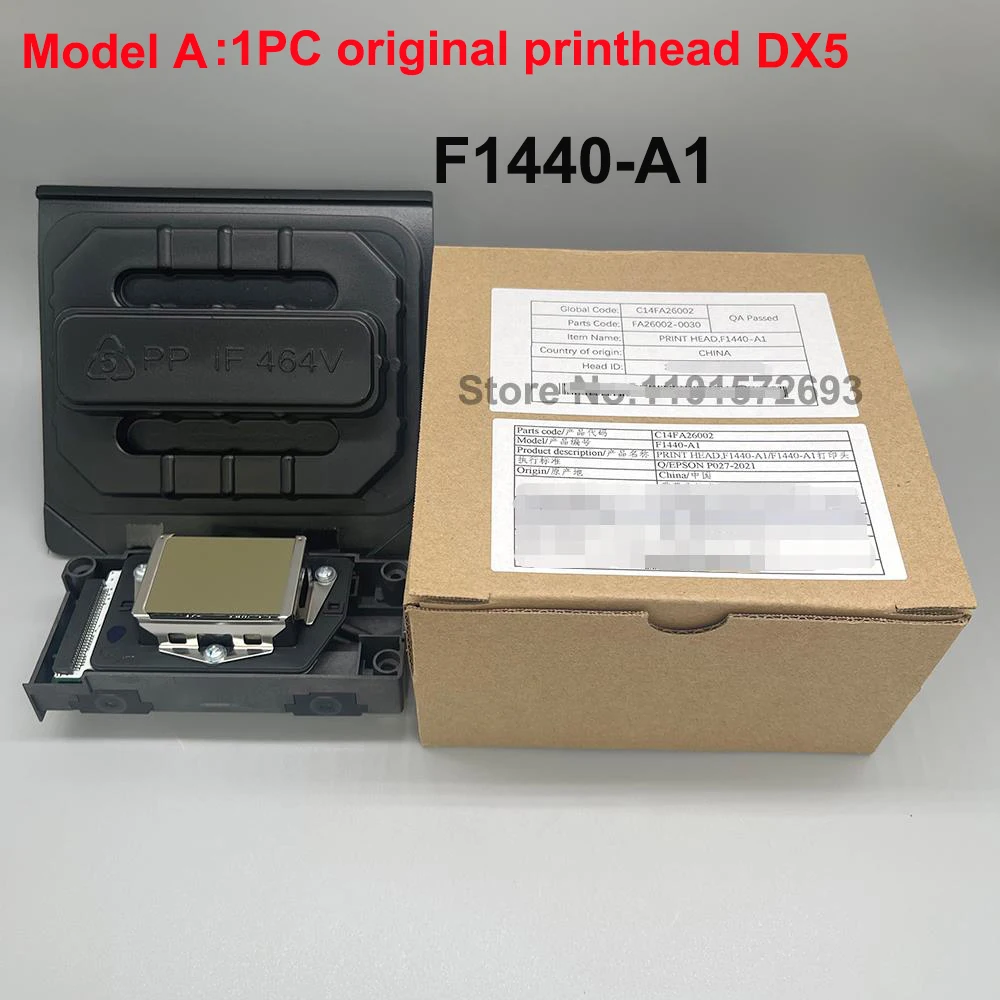 1PC Original New for Epson DX5 printhead Unlocked F186000 Print Head F1440-A1 Eco Solvent of Chinese Printing Printer Printhead