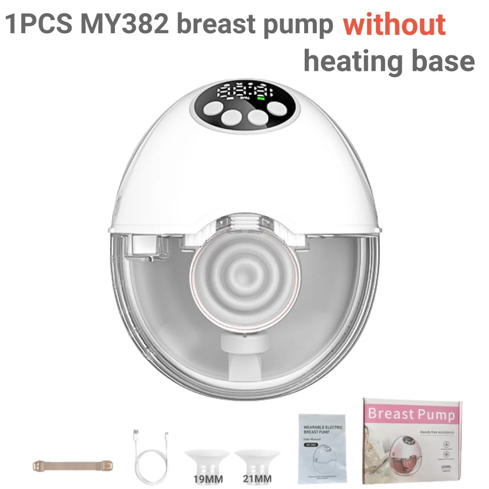 Borstkolf Elektrisch handsfree BPA-vrij met verwarming en UV-sterilisatiedeksel Optionele draadloze upgrade Draagbare borstvoedingspomp