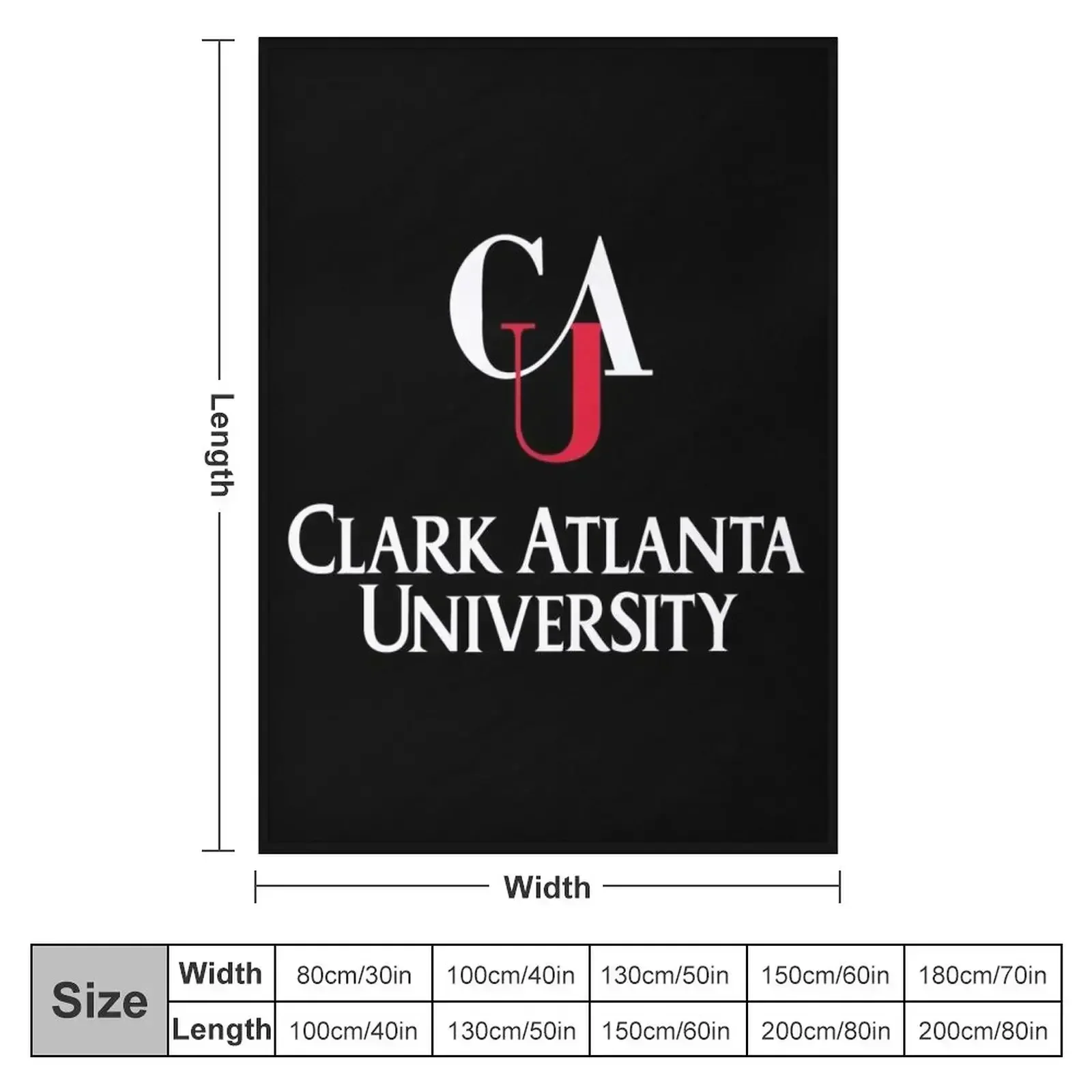 Clark Atlanta University Throw Blanket