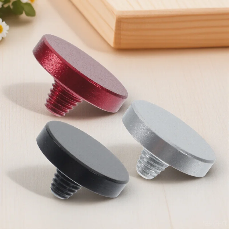 

3pcs Camera Shutter Button Concave Surface Aluminum Alloy Soft Release For Most Cameras Lightweight Replacement Accessory