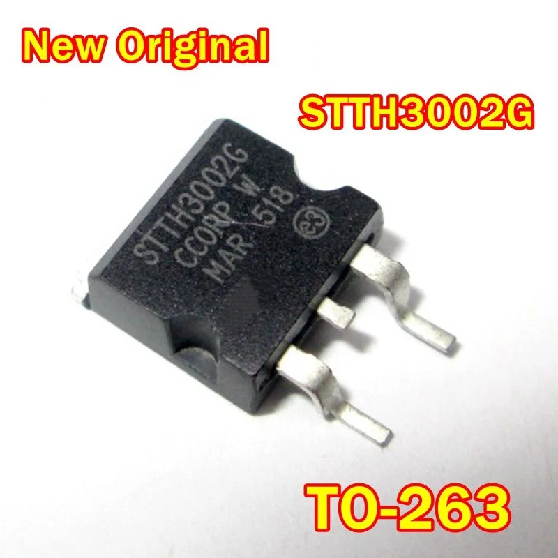 1Pcs to 100Pcs New Original Stth3002G Stth3002G-Tr To-263 Ultrafast Recovery Diode