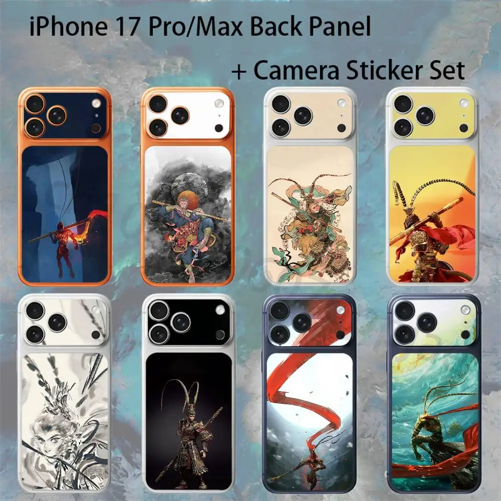 

Wukong For iPhone 17pro/pro Max Full body Back Cover Decal Skin Colorful Rear Protective Sticker Film