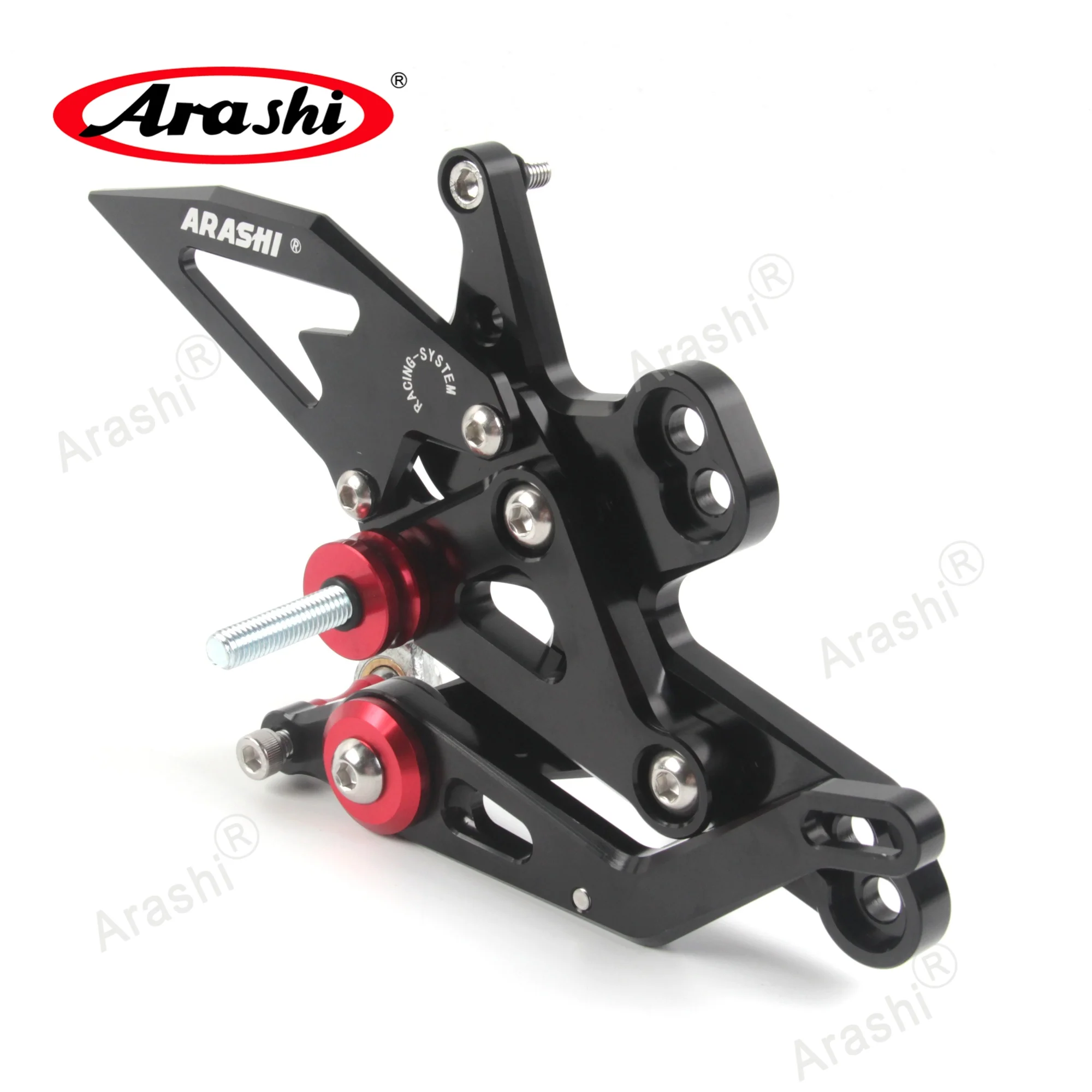 Arashi Brake / Shift Rearset Replacement Footpeg for Honda CBR650R / CB650R / CBR650F 2019-2026 HFN118