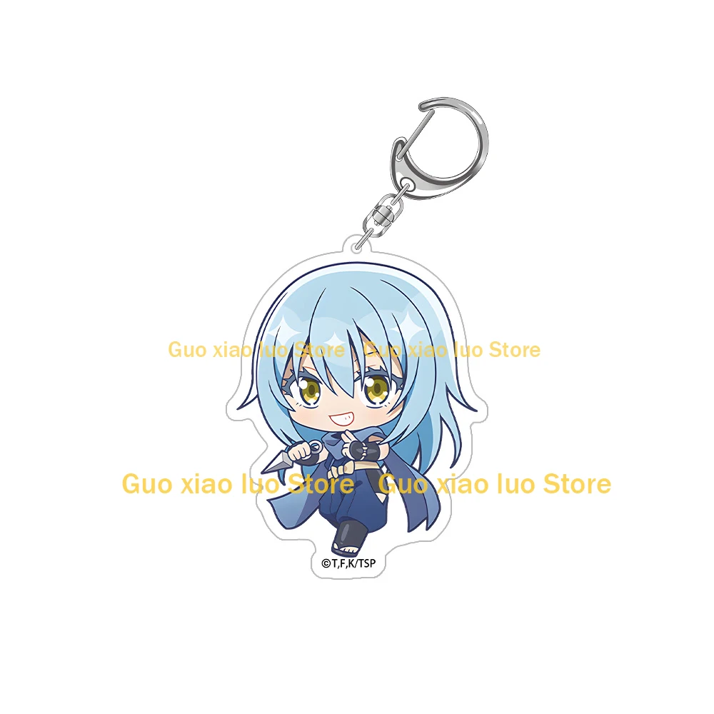 That Time I Got Reincarnated as a Slime Ninja Series Veldora Rimuru Benimaru Milim Nava Souei Chibi Anime Acrylic keychain gift view 2