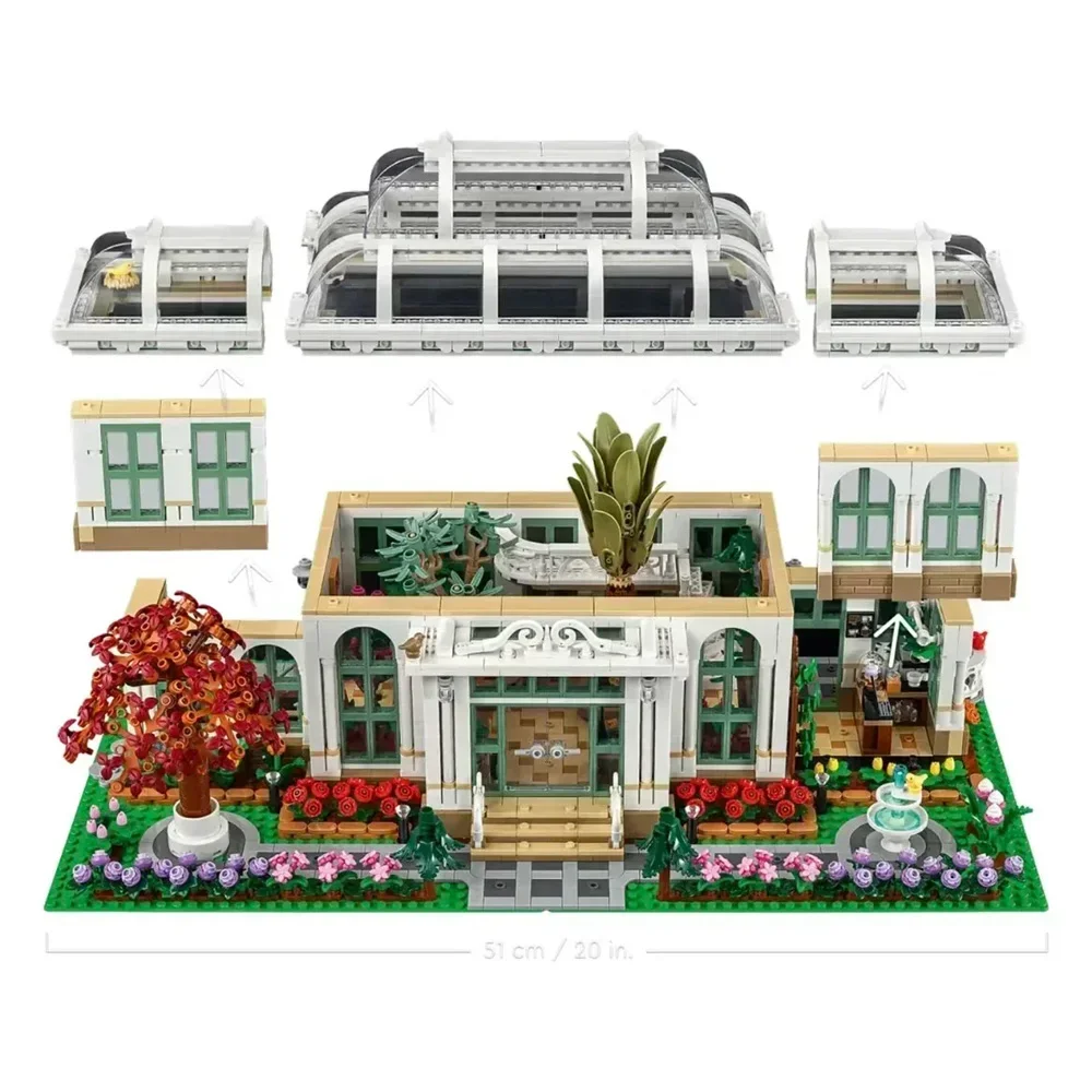 2025 NEW Ideas The Botanical Garden Model Building Blocks Street View Bricks DIY Toys For Children Adult Christmas Gifts