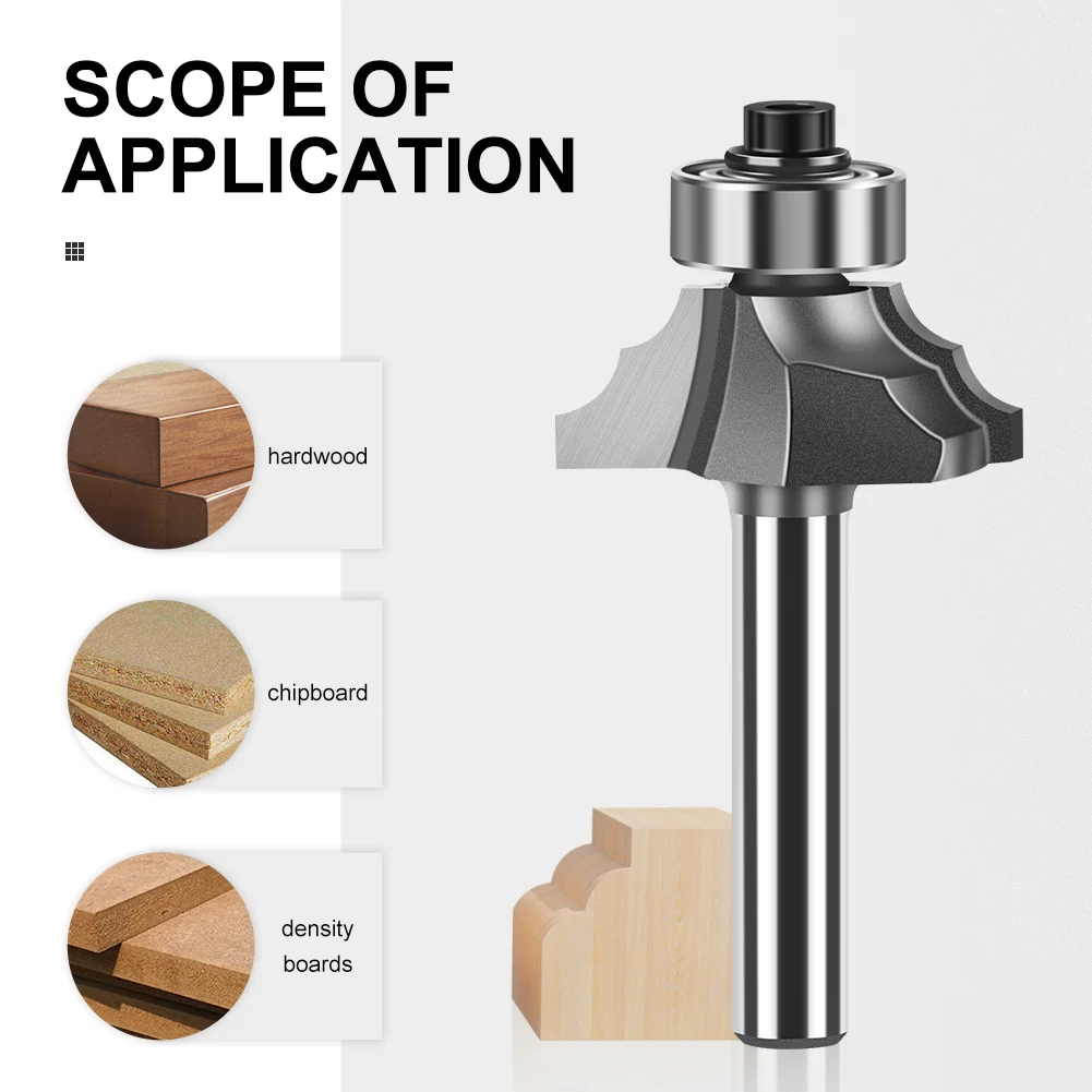 1 pz 1/4in 1/2in 6mm 12mm Shank Molding Router Bit bordo-forming Router Bit Door knife Tenon Cutter strumenti per la lavorazione del legno