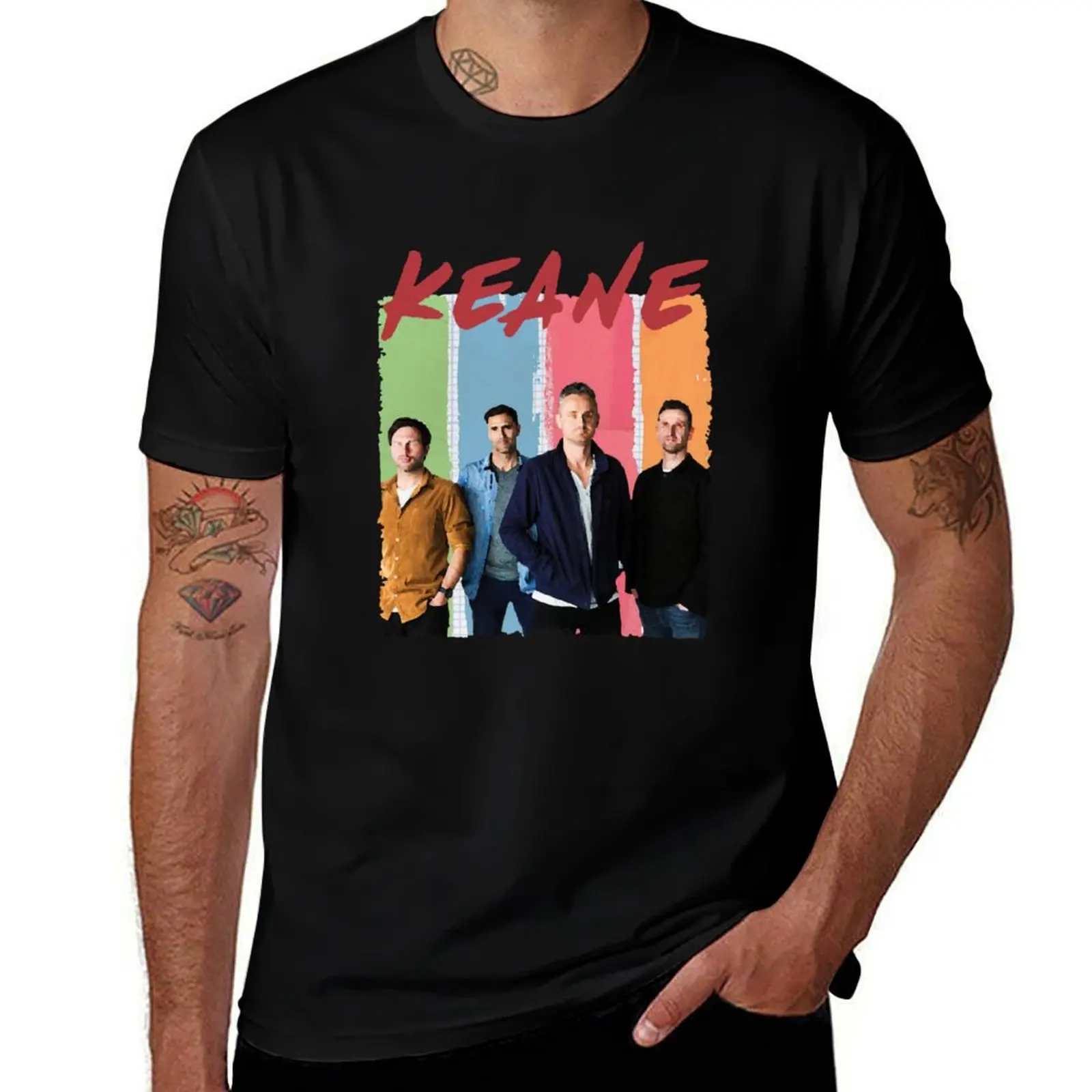 Keane Band Classic T-Shirt Basic Regular Fit Casual T-Shirt