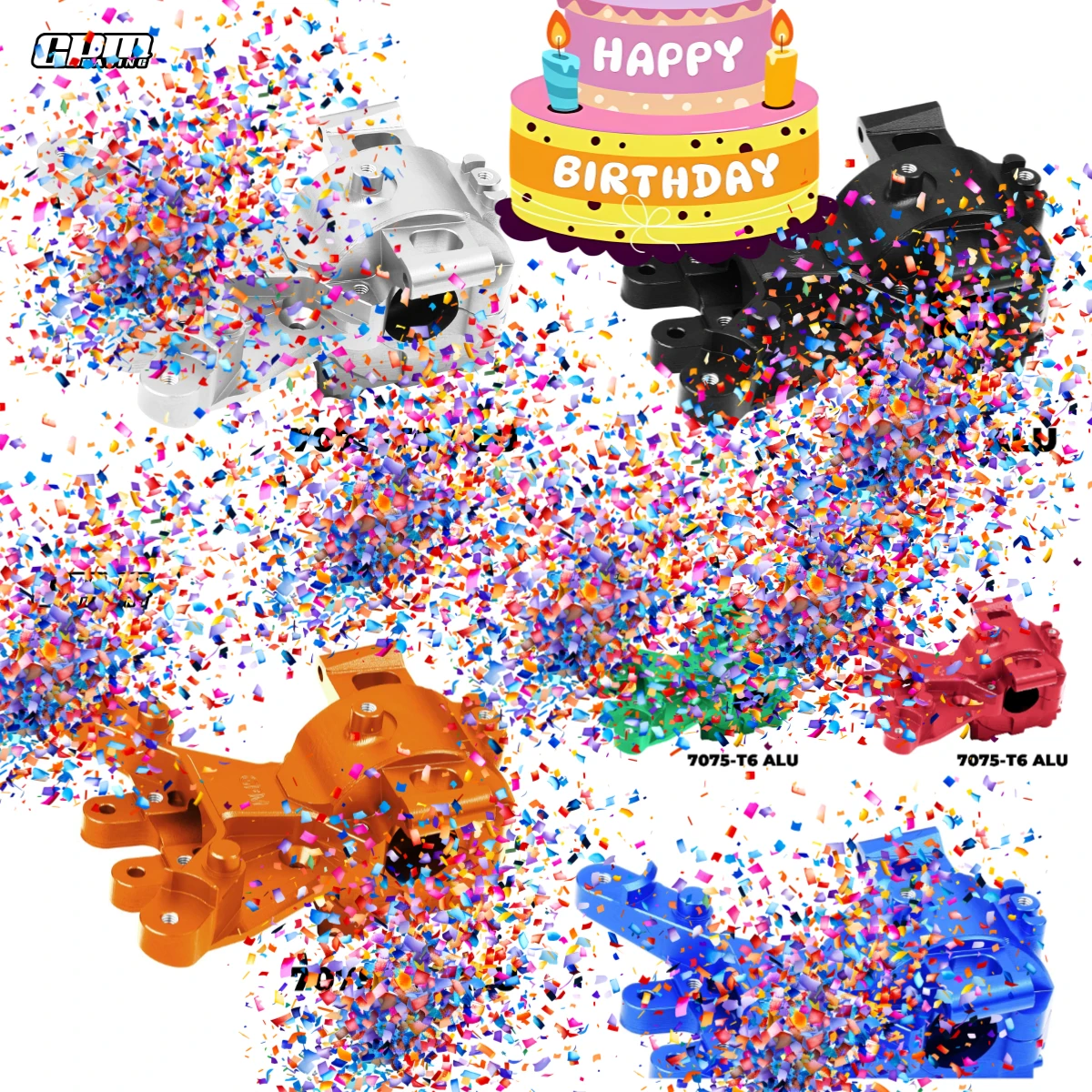 

GPM 7075 Alloy Front Bulkhead For TRAXXAS 1/8 Maxx Slash 1/10 Maxx 1.0 / 2.0