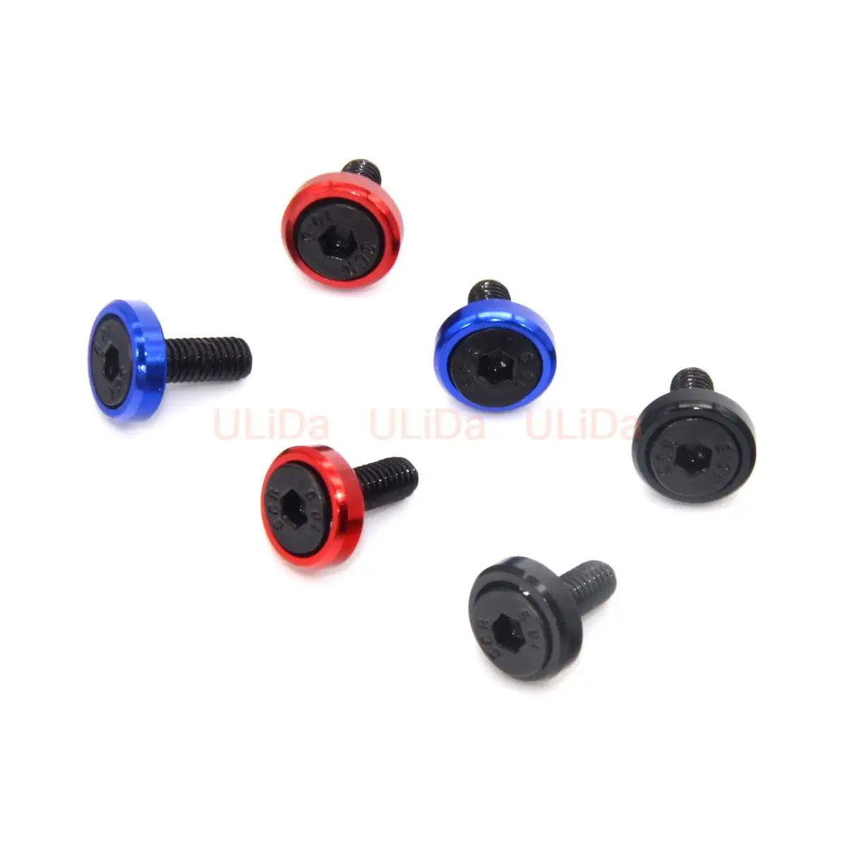 5set Aluminum Flat Washer + M3 Screw colourful anodized countersunk head washer Gasket for RC Car Quadcopter Boat Rack Frame