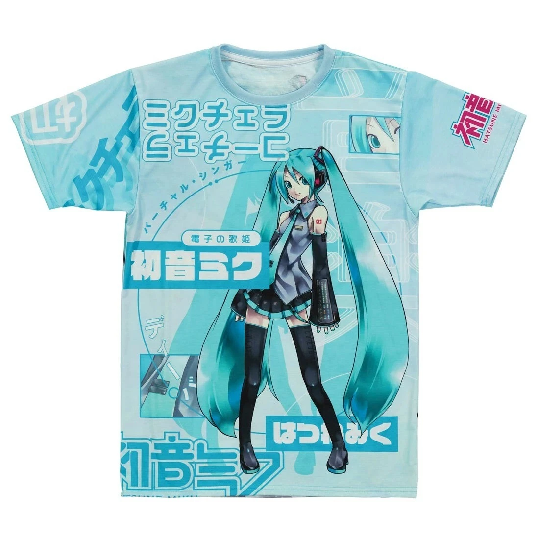 T-shirt de sport unisexe pour homme et enfant, imprimé 3D, coupe oversize, manches courtes, style rétro Miku Hatsune, collection été 2026