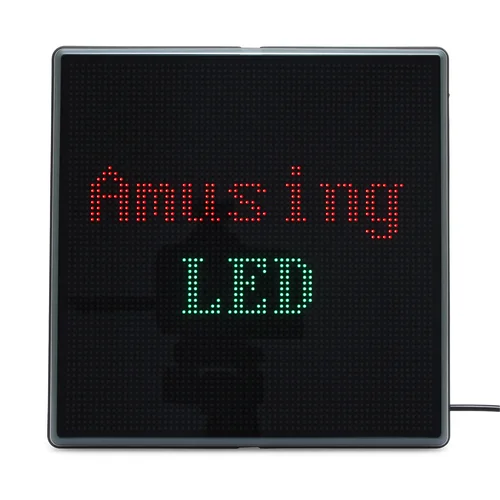 Imagen 2 del producto Pantalla de píxeles LED DIY, lámpara de Panel LED RGB, pantalla de luz Digital de arte de píxel programable con Control de aplicación, pantalla de visualización creativa