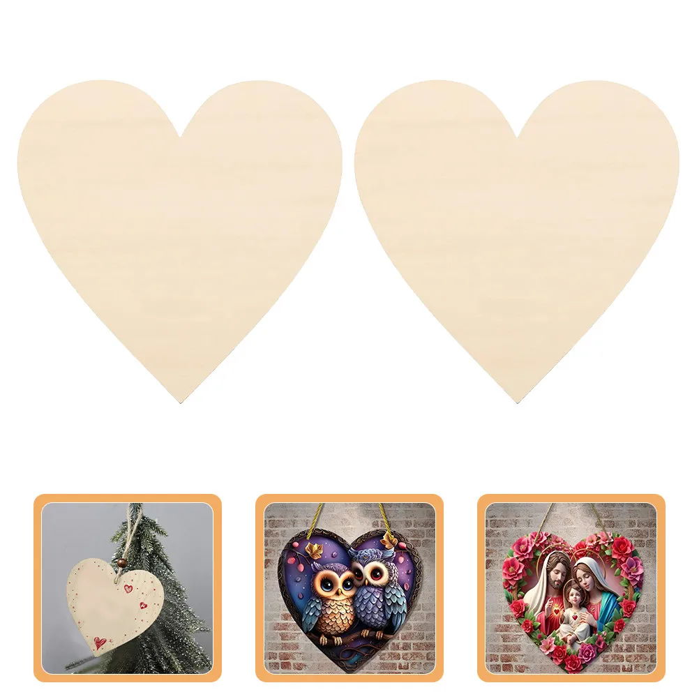 

30Pcs Wooden Heart Slices Blank Wood Hearts for Craft Projects DIY Painting Wedding Guest Book Valentine Decorations and Home