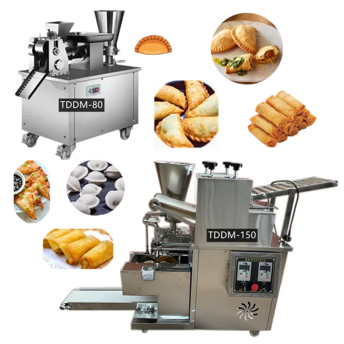 Fully Automatic Commercial Samosa Make Fold Pelmeni Empanada Maker Dumpling Machine For Dumpling