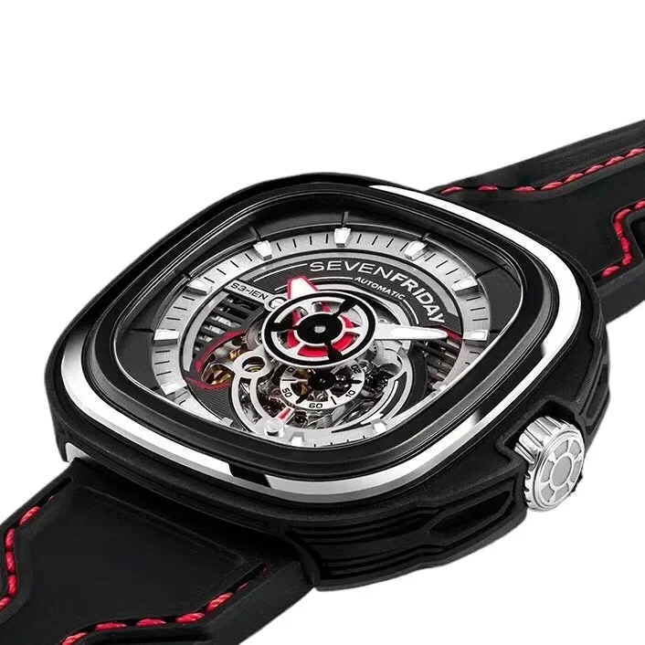 NEW original SEVENFRIDAY S series watch S3/01 men and women\'s automatic mechanical watch luxury fashion sevenfriday retro reloj