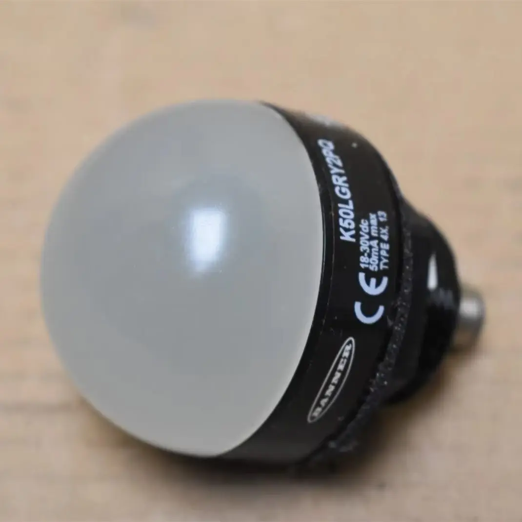 

K50LGRY2PQ Panel Mount Indicators, LED, R/Y/G, Flashing, Quick Connect, 18-30 V, K50 Series 75669