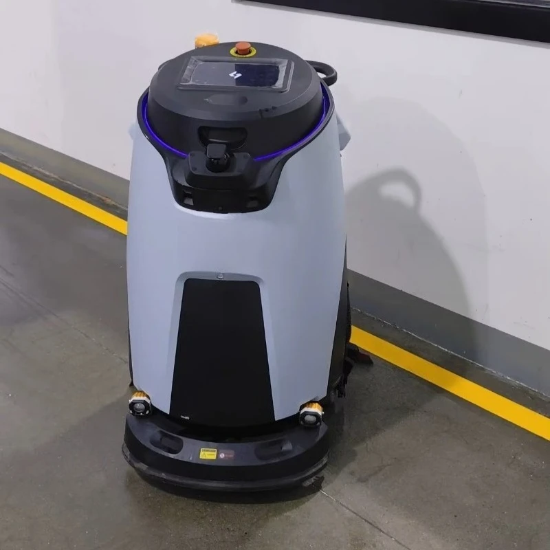 Customized Commercial Floor Scrubber Cleaning Robot Auto Charging Sweep Mop Wash All In One Cleaner for Hotel Office Warehouse