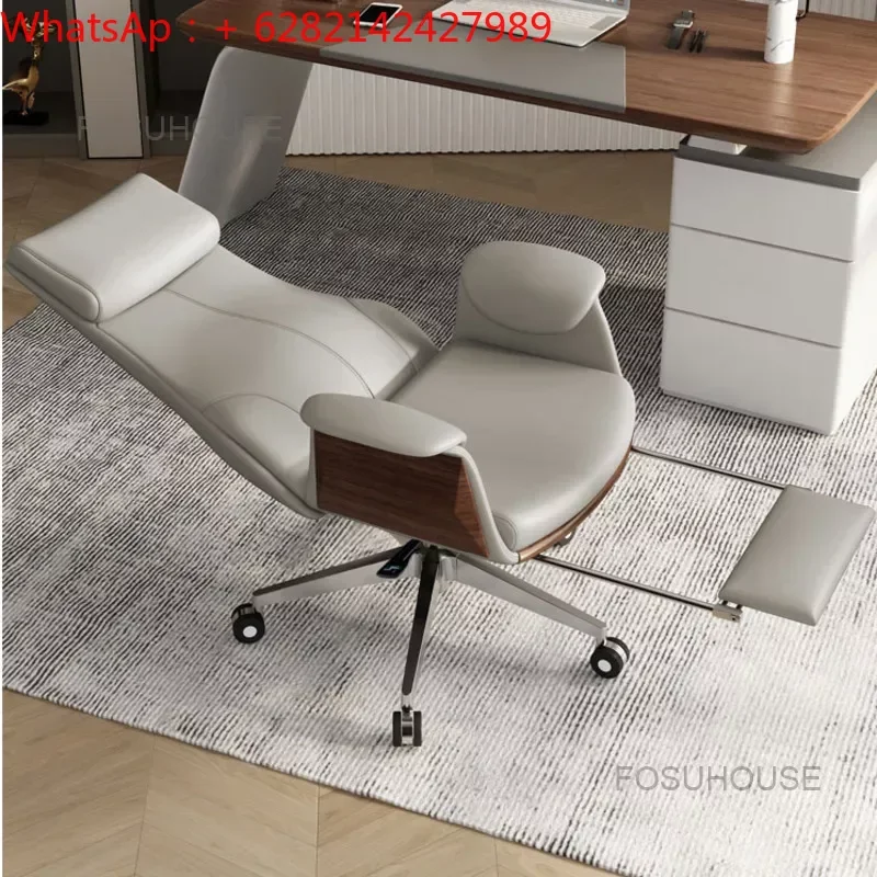 

Boss Chair Leather Office Chairs Business Computer Chair room Furniture High Back Study Lifting Swivel Armchair Gaming Chair
