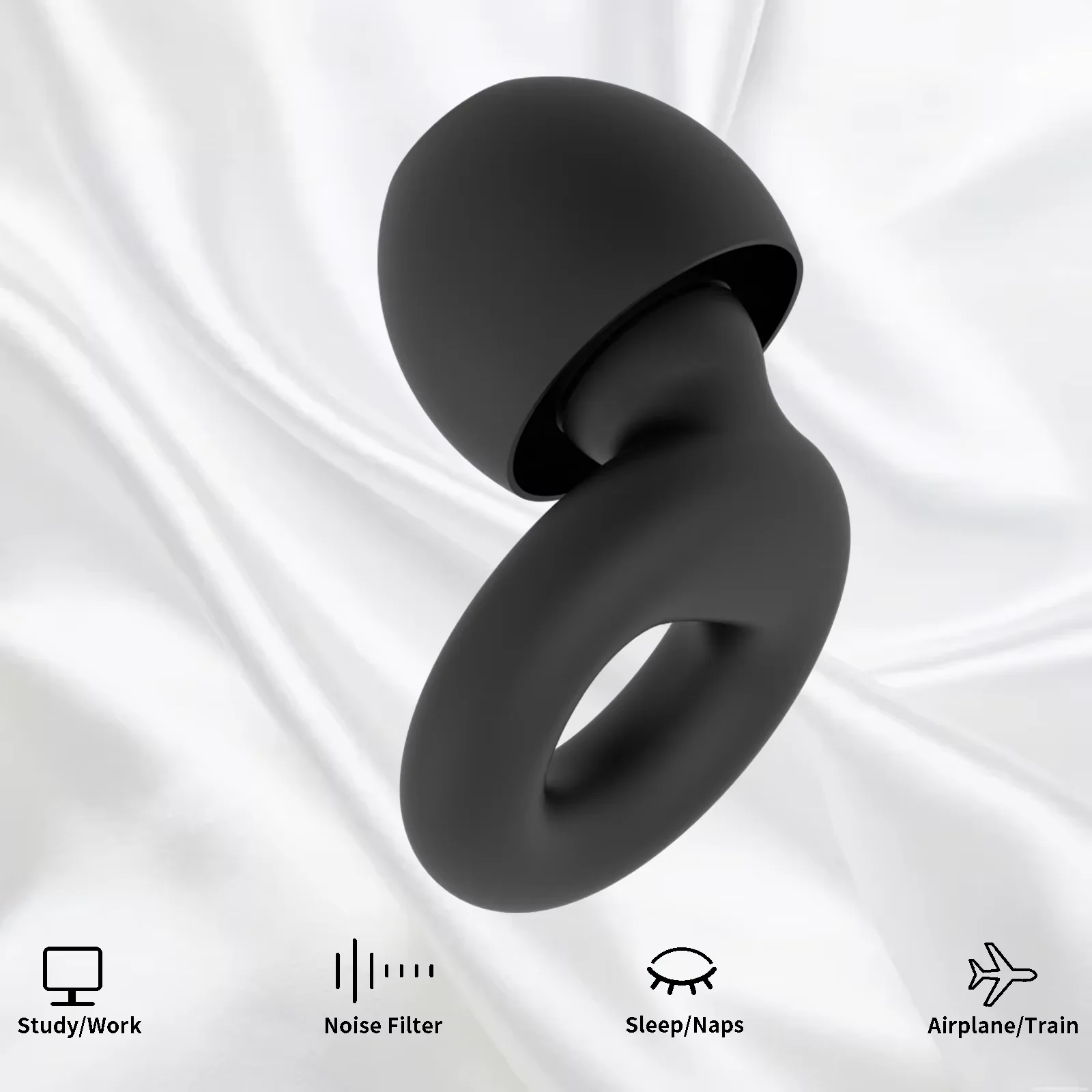 HUAK Sleeping Ear Plugs Noise Reduction Tapones Oido Ruido Soft Oordopjes Earplug Waterproof Tapones Para Dormir Earplugs