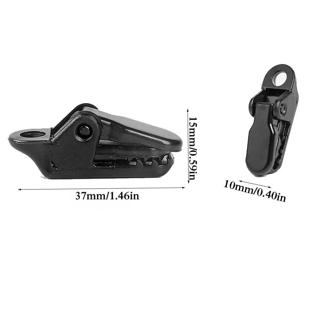 10Pcs Awning Clamp Tarp Clips Snap Hangers Tent Camping Survival Tighten Tool for Outdoor Camp Hike Camping Equipment Wholesale view 3
