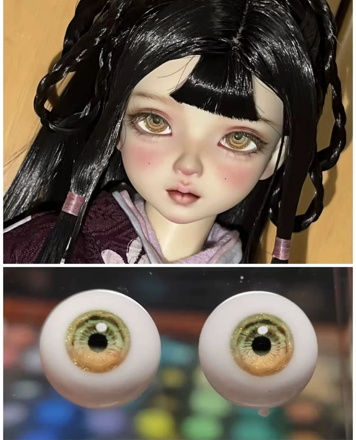 

Глазки для куклы 10 мм 12 мм, безопасное глазное яблоко, Buauty 14 мм, 16 мм, 18 мм, глаза BJD, 1 пара