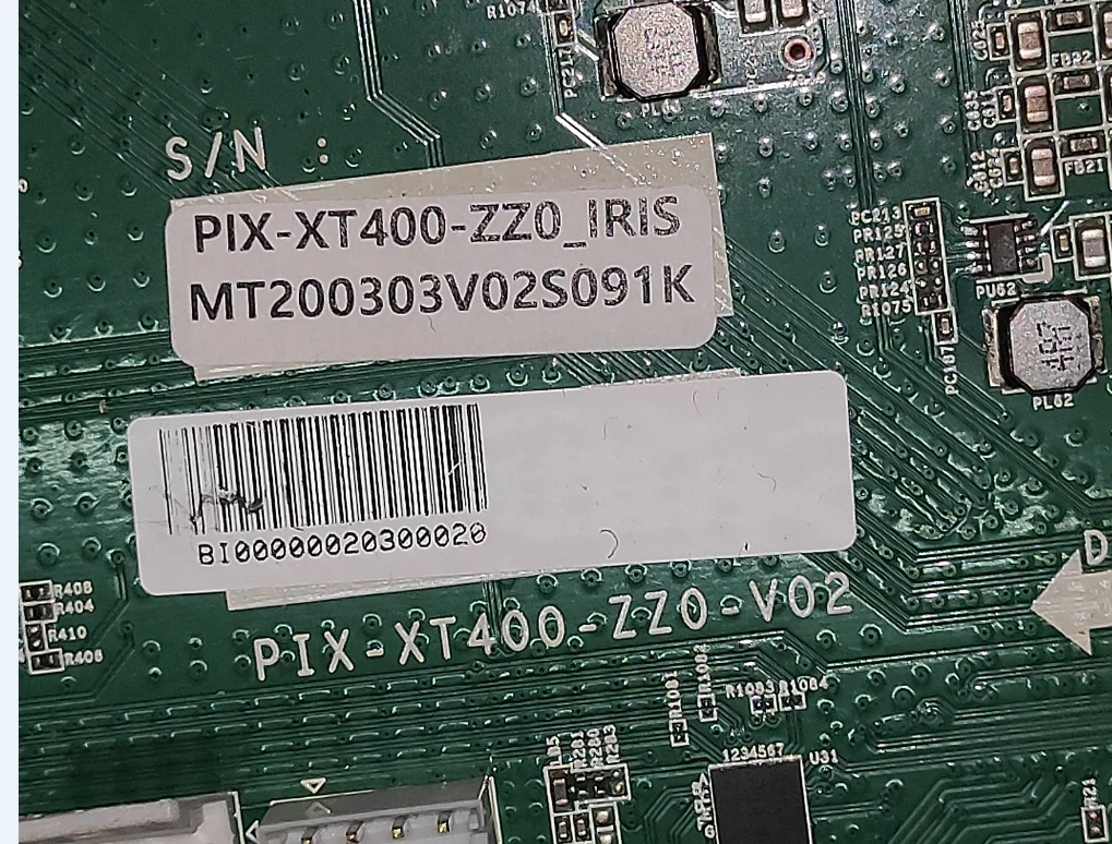 ¡Envío gratis! PIX-XT400-ZZ0-IRIS-la placa base de TV ha sido probada y funciona bien, PIX-XT400-ZZ-V02