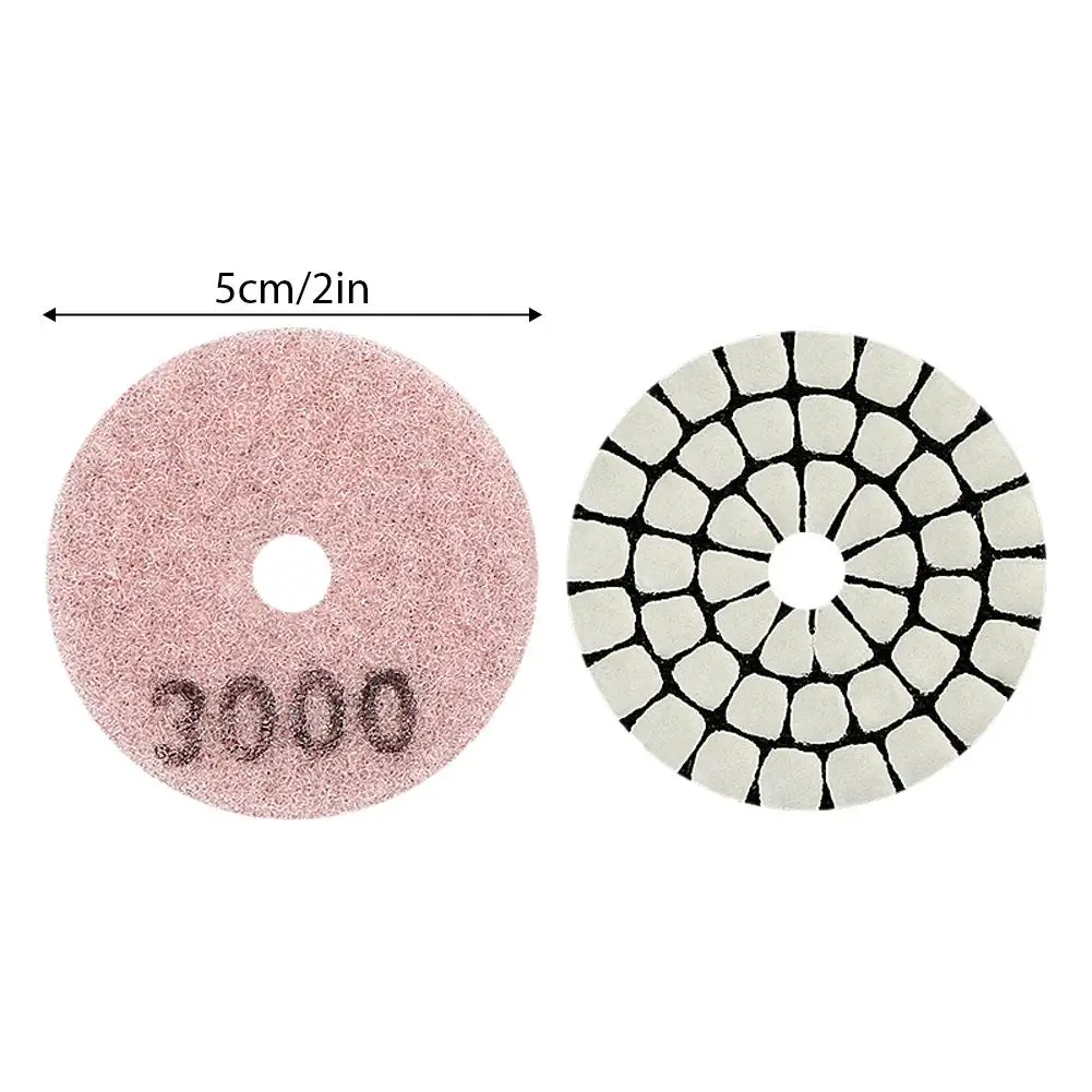 2-Inch Diamond Dry Polishing Pad 50mm Stone Marble Grinding Disc Shaping Tool For Irregular Surfaces