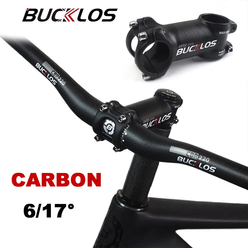 

BUCKLOS 6/17 Bicycle Handlebar Stem 31.8mm Ultralight MTB Power 60-120mm Aluminum Alloy Road Bike Table Cycling Accessories