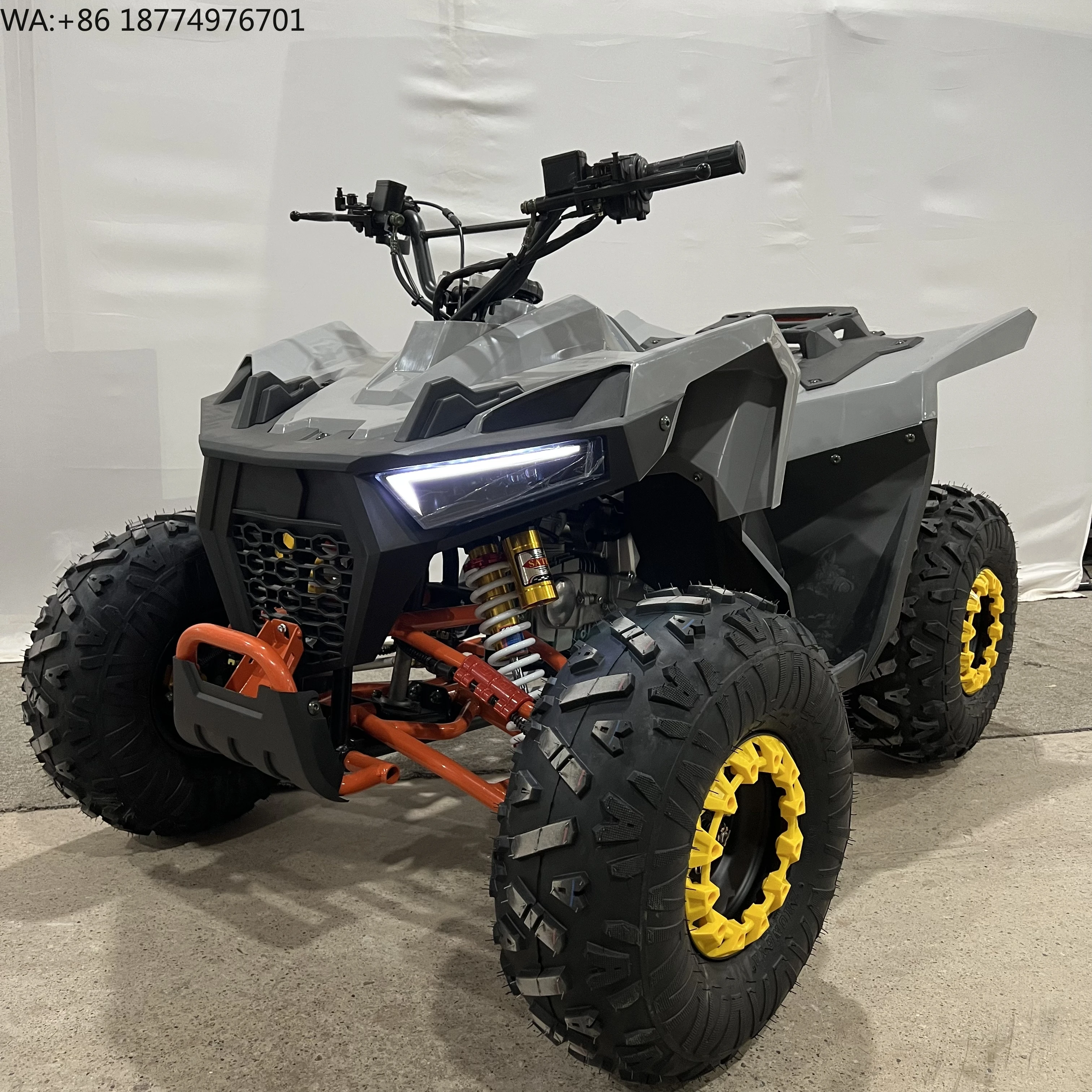 Electric Start 4WD Chain Drive 4-Stroke Four-Wheeled Automatic ATV for Adults Easy Operation Land Inspection 150cc