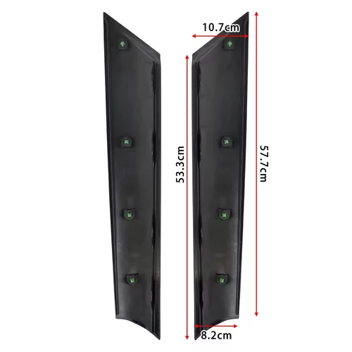 Imagen 2 del producto Embellecedor de poste de parabrisas, cubierta de moldura de Pilar para Mini Cooper R55 R56 R57 07-15, moldura lateral de parabrisas 51137272583 51137272584