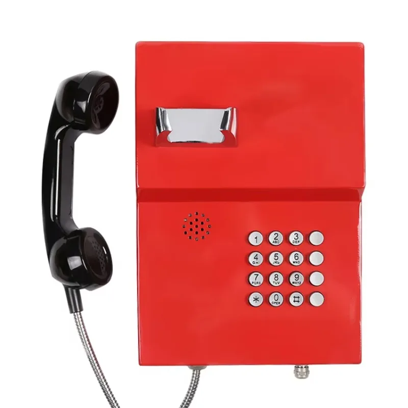 Landline Bank Service Utility  telephone Anti-peening and Anti-jamming Auto Dial Analog Industrial Telephone