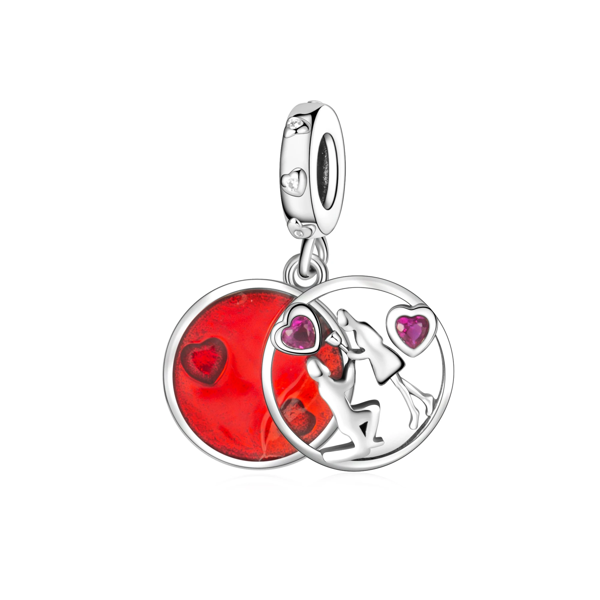 Pan Charms Original Propose Marriage Dangle Charm Bracelet Pendant Jewelry