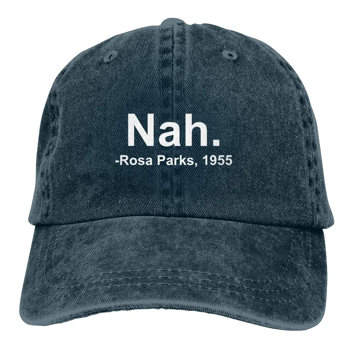 Gorra vaquera Nah. Rosa Parks-Gorra de béisbol para hombre y mujer, gorro deportivo clásico ajustable, 1955