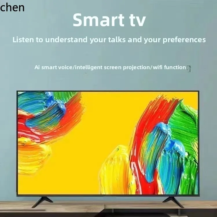 ZML تلفزيون فائق الوضوح شبكة ذكية منزلية LCD تلفزيون صوتي لاسلكي