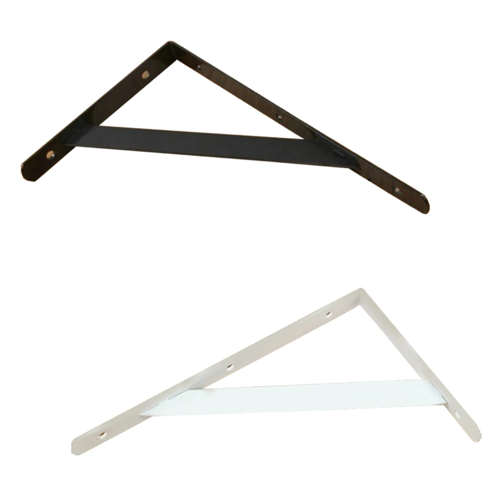 

6pack/lot Easy To Install Long-lasting Support Heavy-Duty Shelf Bracket For Wall Shelves - No Acrylic Off Characterized