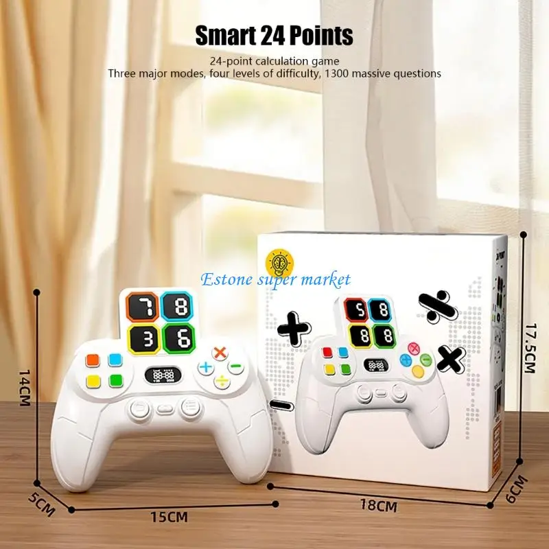 090B 24 斑点数学学習機 1300 以上の難易度と持ち運び可能なプランを備えた子供向けの参加型数学ゲーム