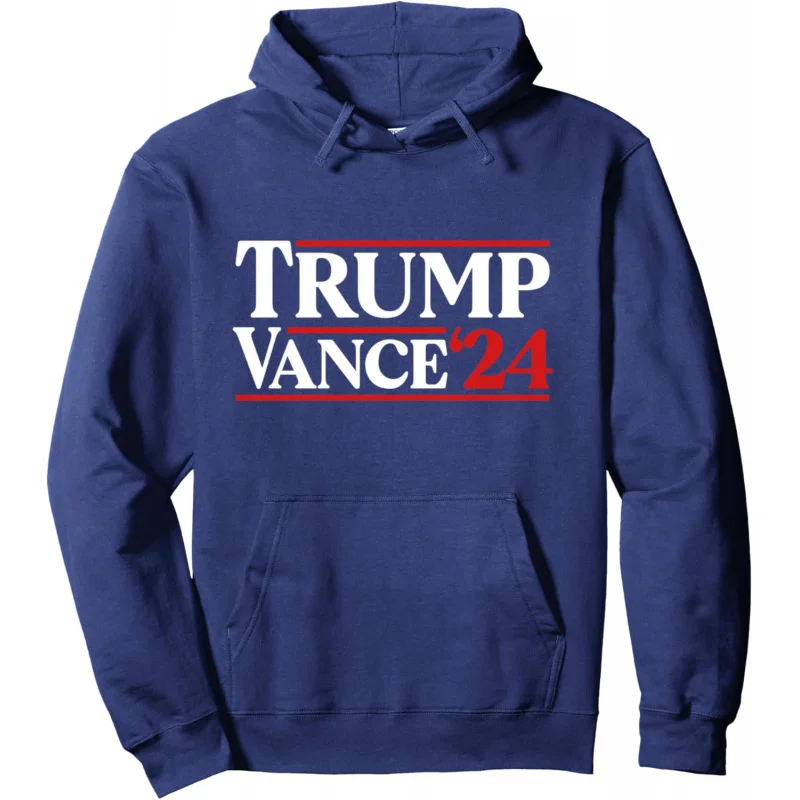 

Trump Vance 2024 Donald Trump J.D. Vance For President Pullover Hoodie Loose unisex style