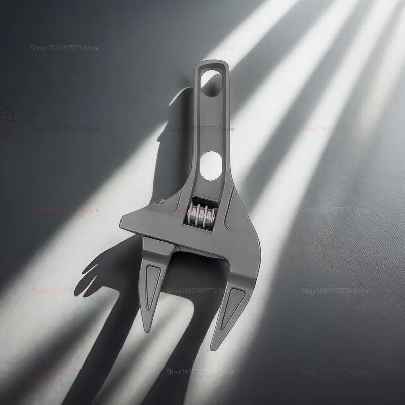 MINI ปรับห้องน้ําประแจปรับ Strong Clamping ขนาดใหญ่ปลายเปิดมัลติฟังก์ชั่อลูมิเนียม Spanner ห้องน้ําซ่อมเครื่องมือ