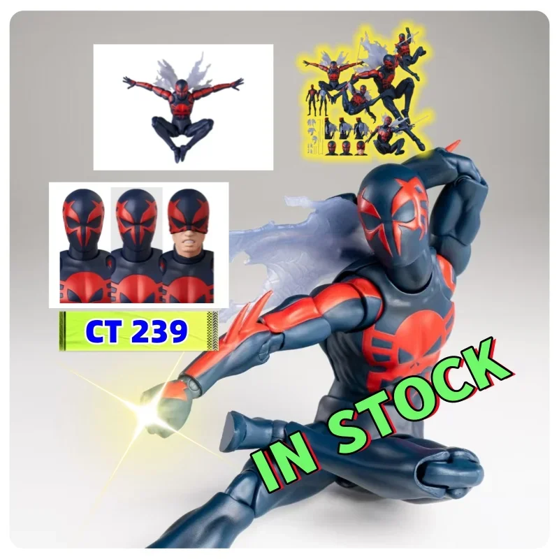 

Прибытие 2026 MAFEX239, Человек-Паук 2099, эксклюзивная популярная трендовая экшн-фигурка, коллекционное украшение для рабочего стола, игрушка в подарок