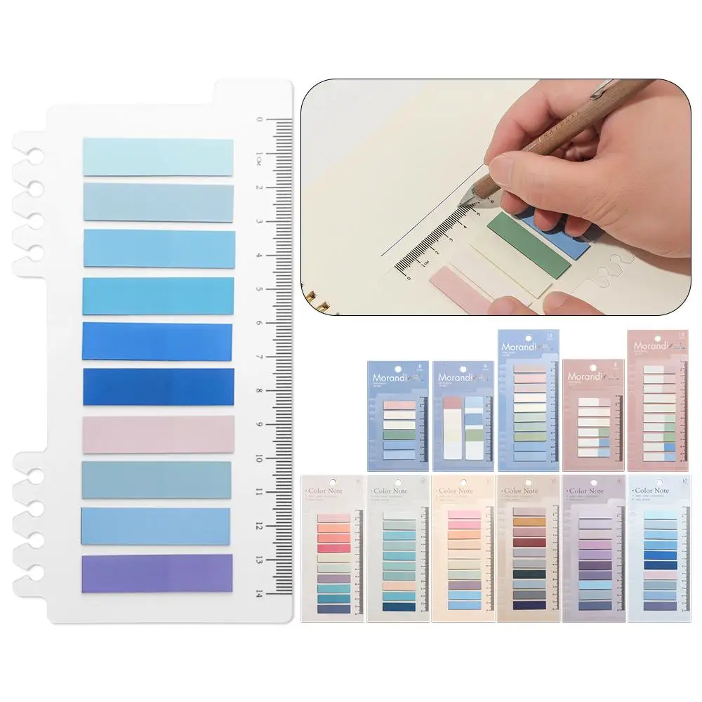 60/120/200pcs Novelty DIY Bookmark Index Flags Office Supplies Label Sticky Notes Paster Sticker Loose-leaf Memo Pad