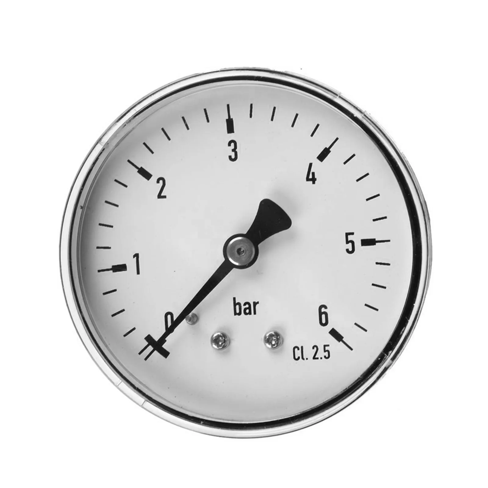 

1 4 Male NPT Thread Mount 0-6bar Pressure Gauge Manometer Dial Plate for Fuel Air Oil Water Pressure Measuring Tools