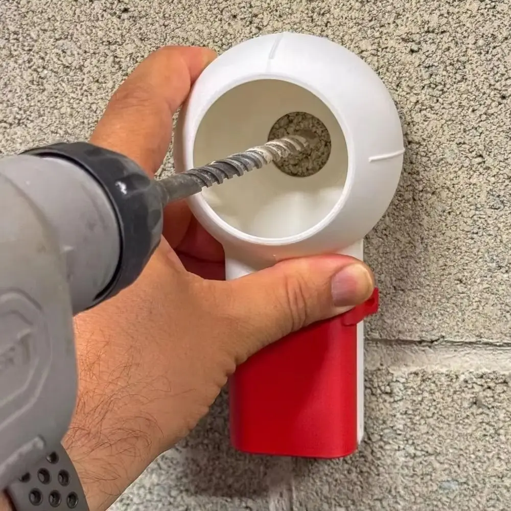 Heavy-Duty Plastic Electric Drill Dust Cover Efficient Dust Collection Impact Hammer Dust Power Tool Accessories Chip Catcher