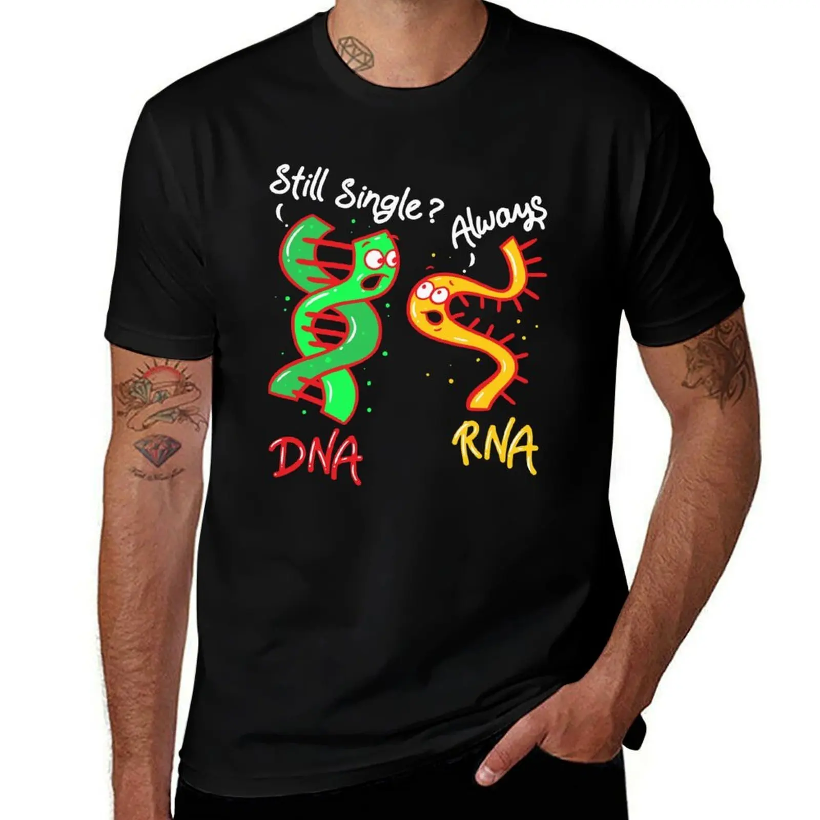 Biology Genetics DNA RNA Single Gift T-Shirt Holiday All Match T-Shirt