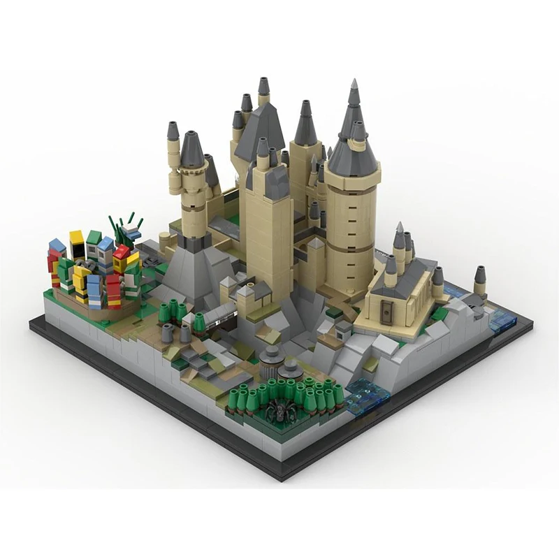 

Classic Movie Scene Castle Architecture Building Block Castle Model Assembly Bricks DIY Toy For Collectors Gift MOC-25280