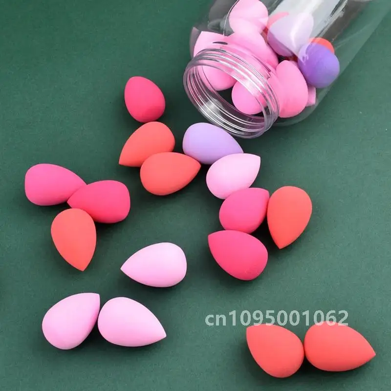 30Pcs Mini Beauty Egg Makeup Blender Cosmetic Puff Dry and Make Wet Accessories Sponge Beauty Up Cushion Tool Foundation Powder